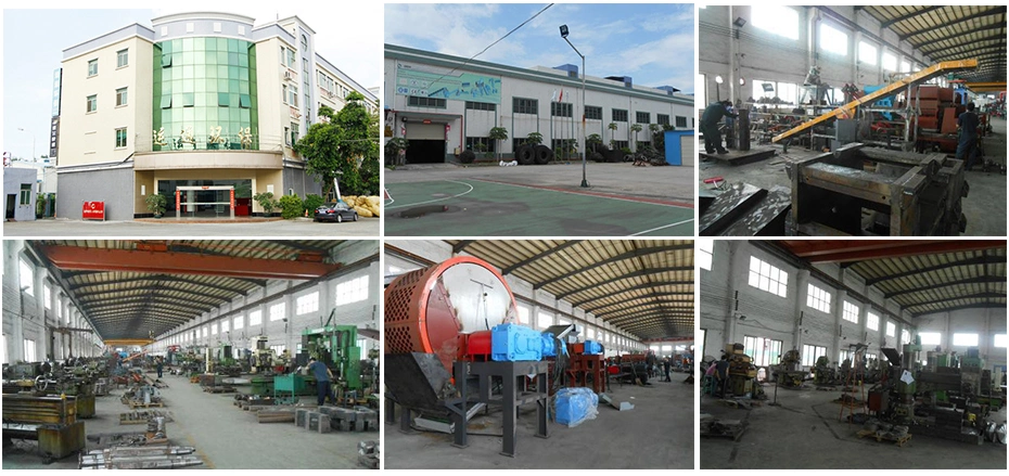 Car Tire Rubber Crusher Processing Machinery Waste Tire Tread Cutting Processing Machinery Tire Shredder