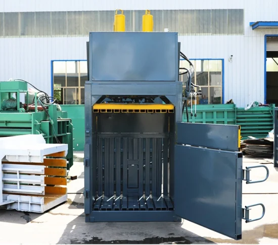 Tyre Vertical Hydraulic Baler Double Cylinder 120 Ton Baler