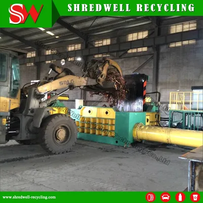 China Horizontal Hydraulic Scrap Metal Baler and Baling Press Machine