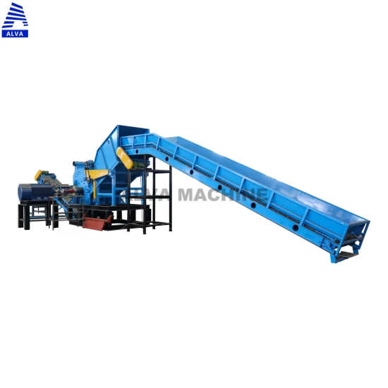 Hammer Mill Scrap Metal Shredder Machine Shredding Machine with Magnetic Separator